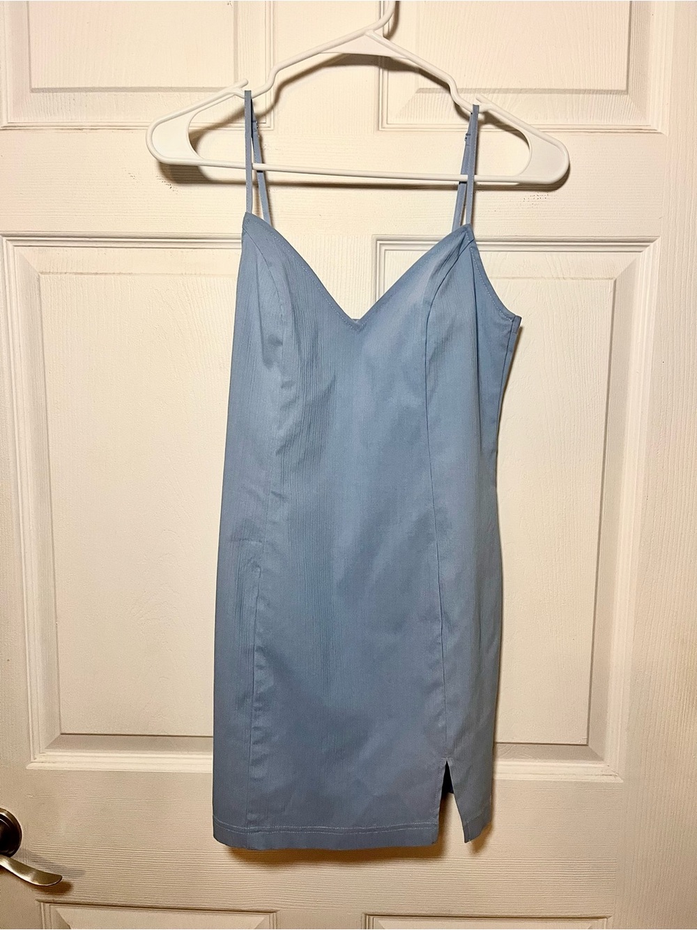 Urban Outfitters Light Blue Spaghetti Strap Mini Dress